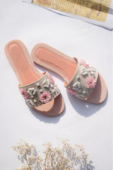 WOMEN EMBROIDERED FLAT