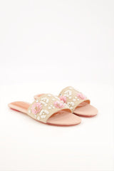 WOMEN EMBROIDERED FLAT